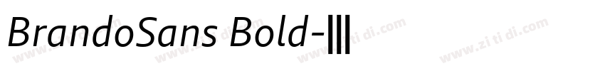BrandoSans Bold字体转换 BrandoSans Bold字体转换